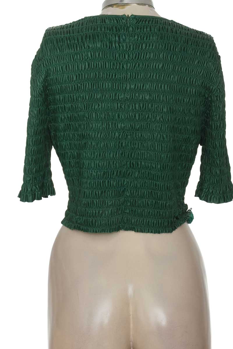 Blusa color Verde - Zara