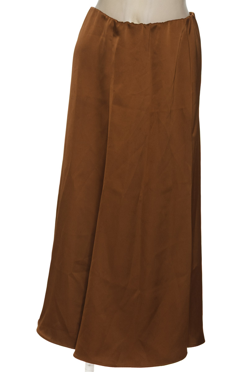 Falda color Café - Zara