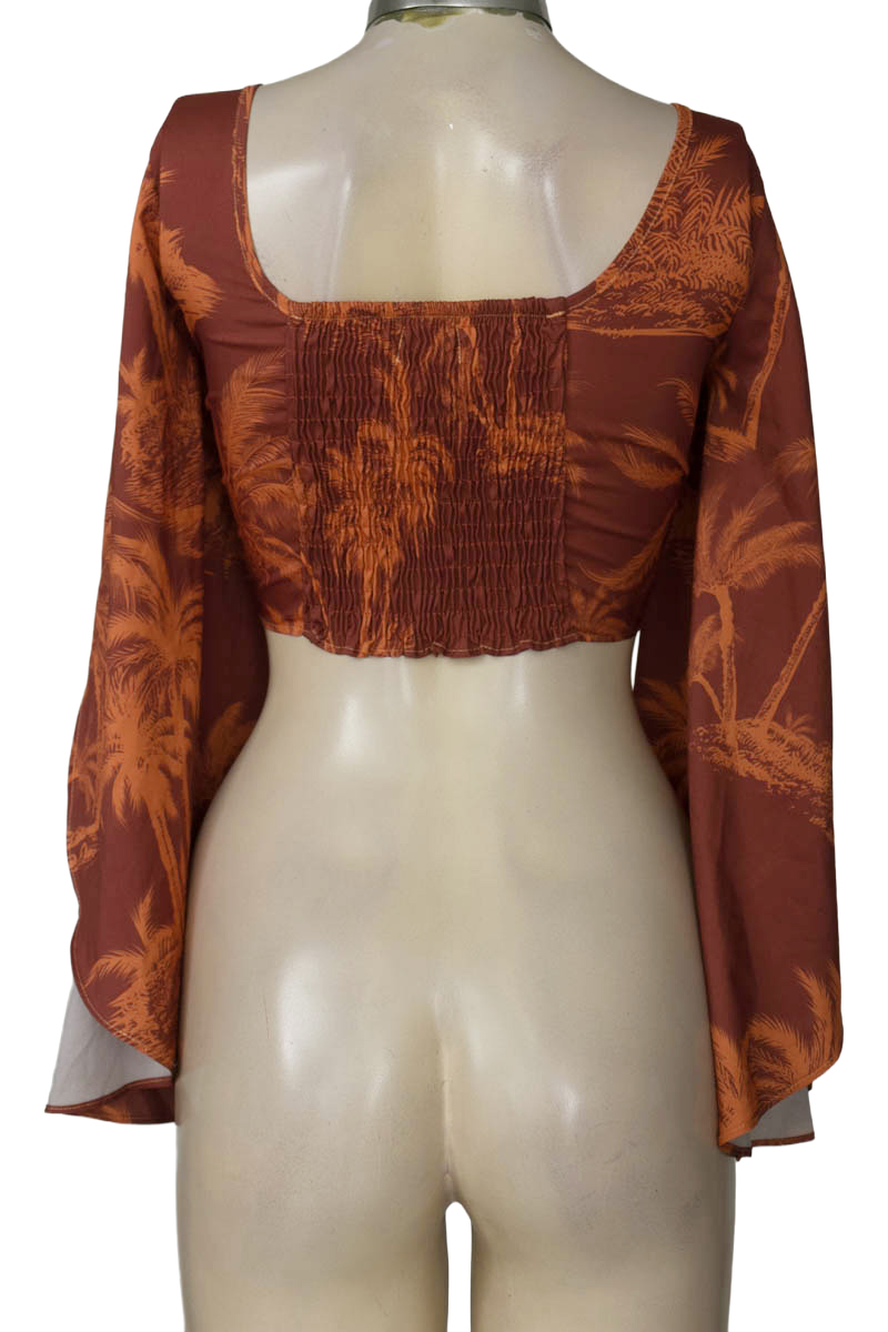 Blusa color Café - Mercedes Campuzano