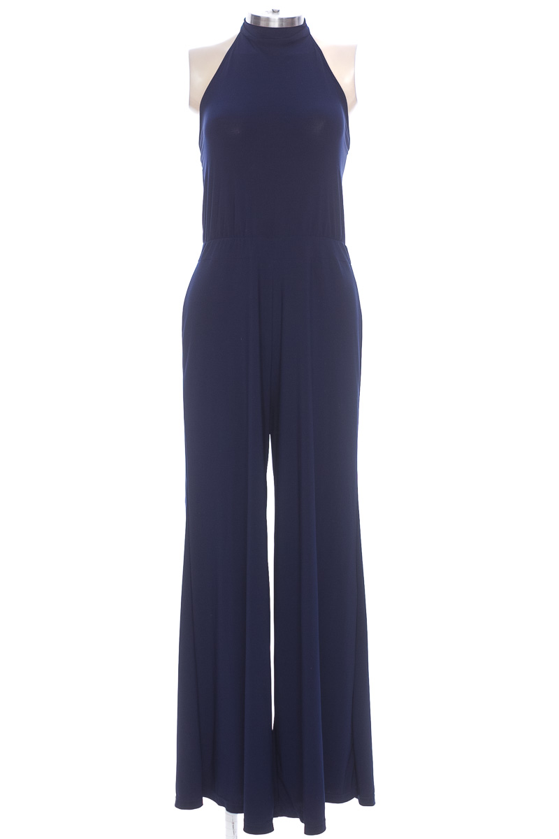 Verna Sin Tirante Novio Vestido Con Apertura Azul Tinta