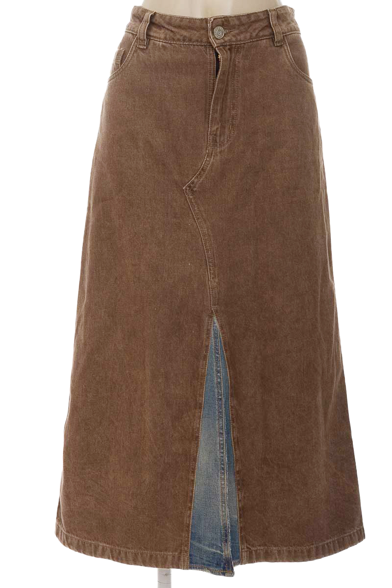 Falda color Café - Denim Wave