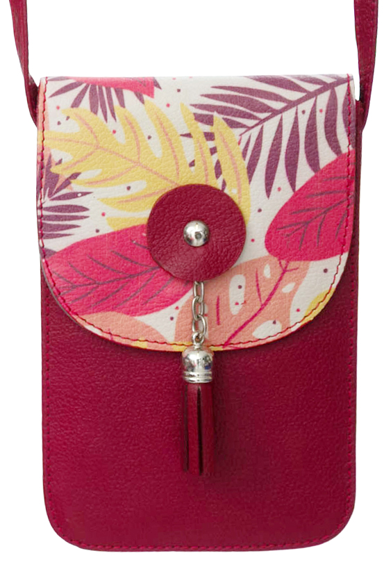 Cartera / Bolso / Monedero color Vinotinto - Closeando