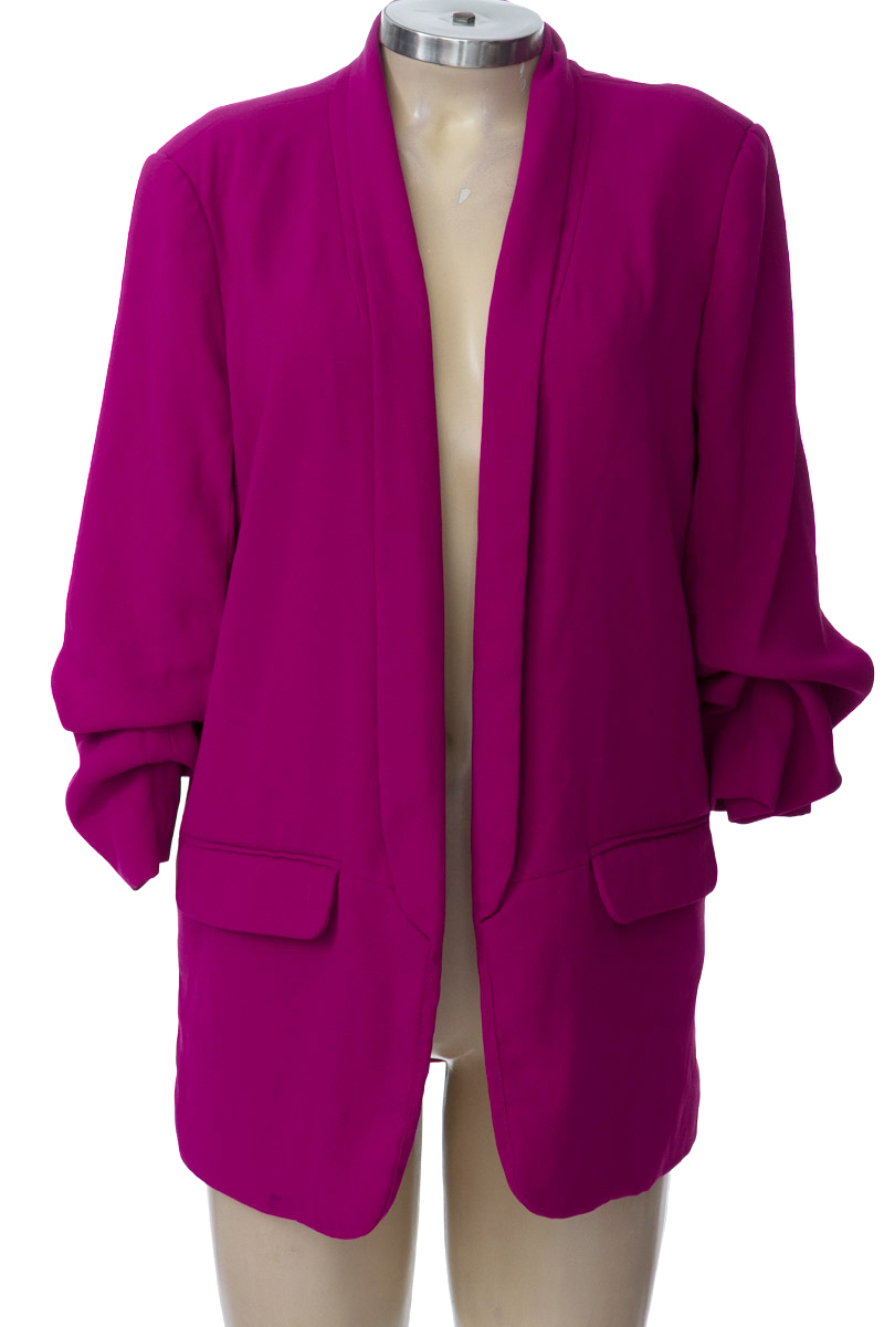 Chaqueta / Abrigo color Morado - Stradivarius