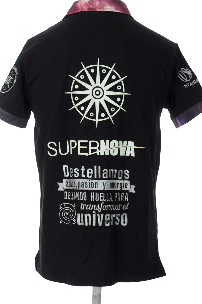 Polo color Negro - Saccus