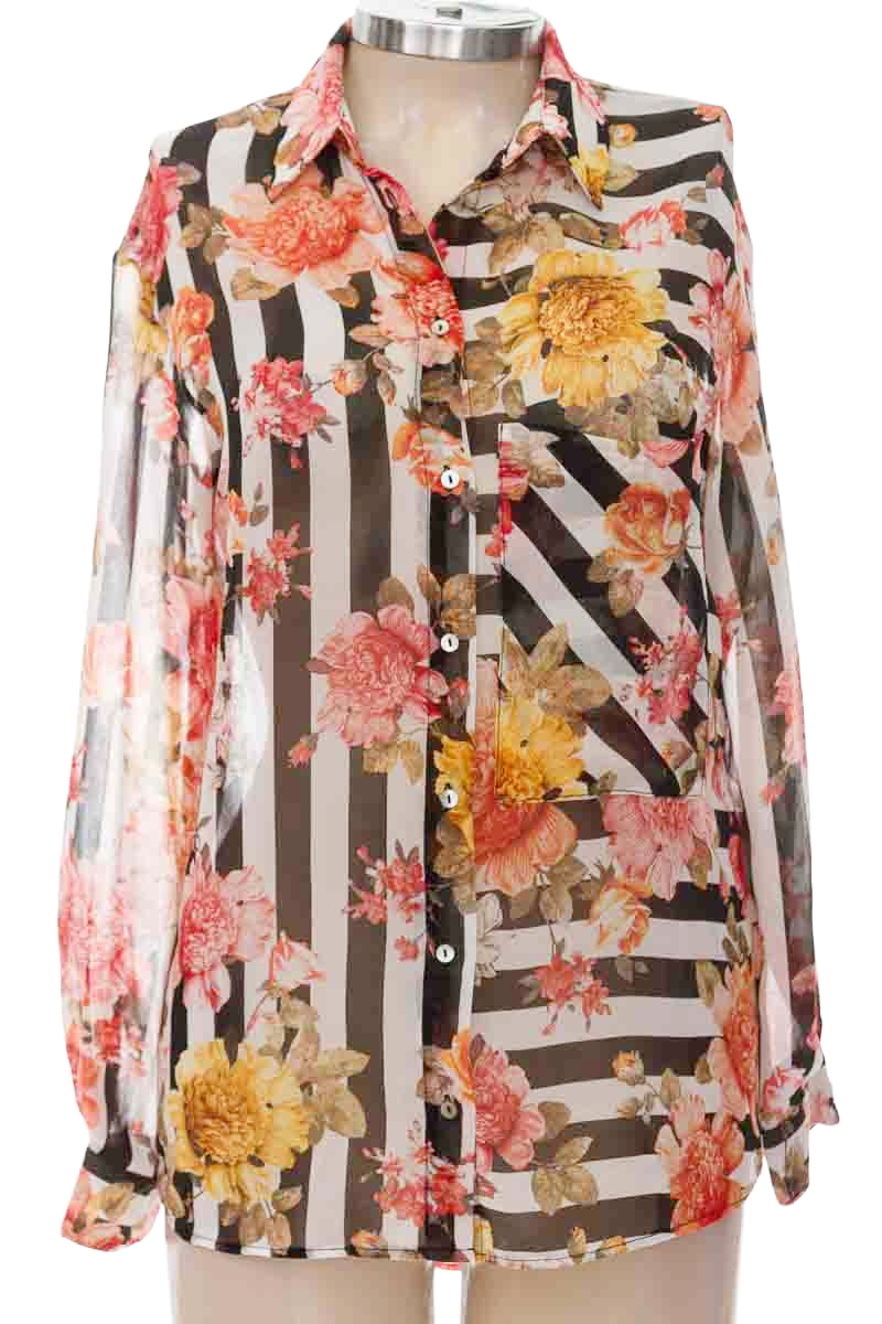 Blusa color Estampado - Zara