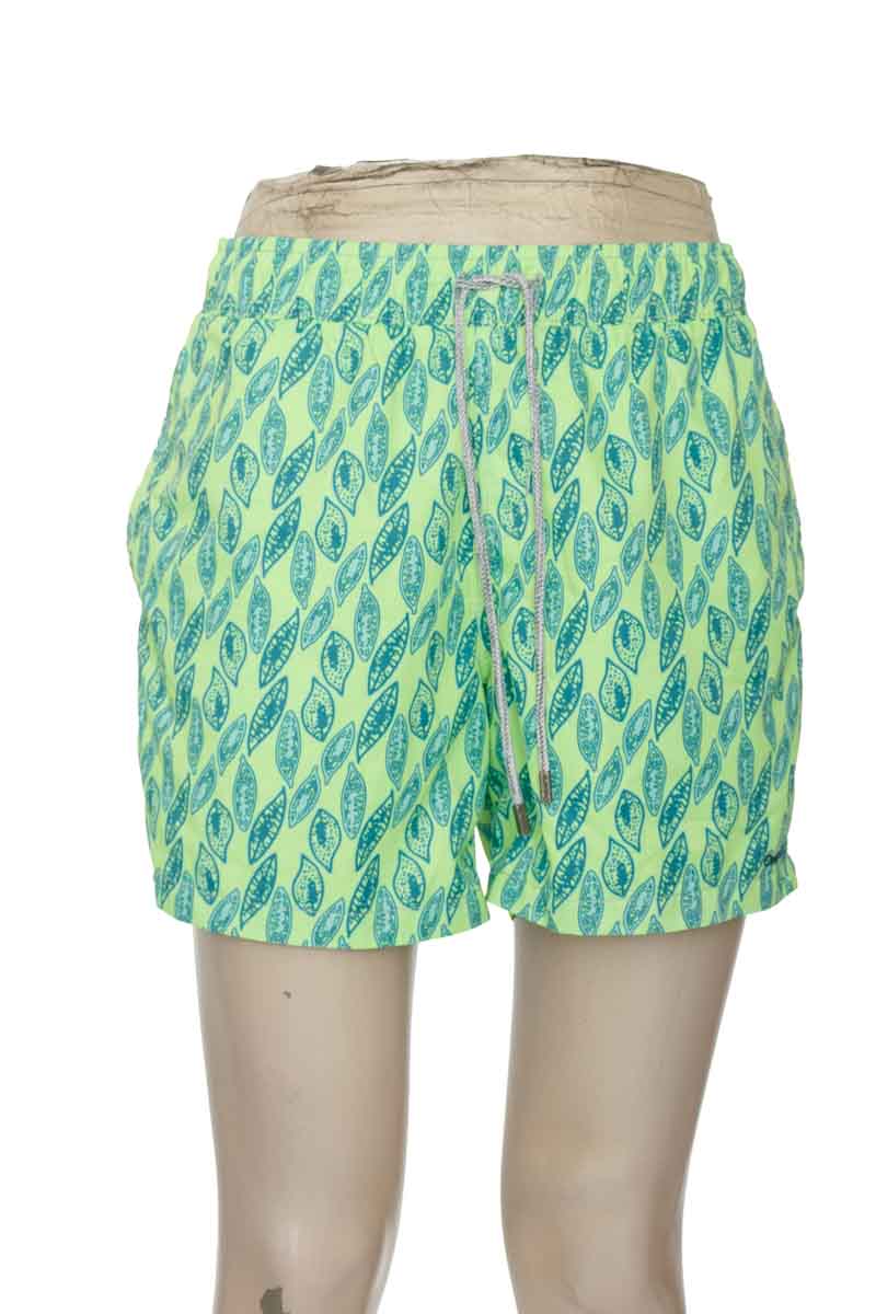Bermuda - Pantaloneta color Verde - Onda de mar 