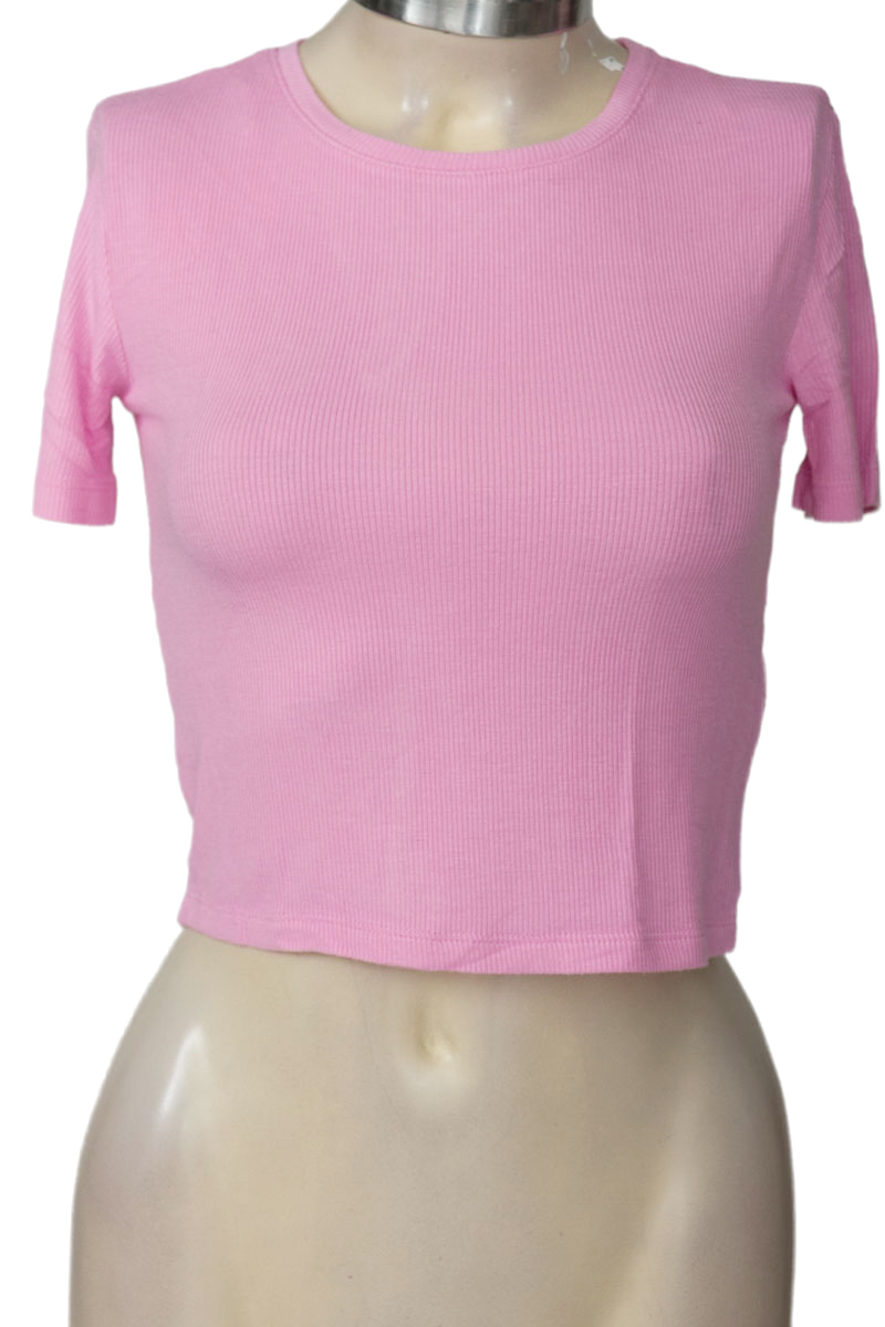 Top / Camiseta color Rosado - Zara