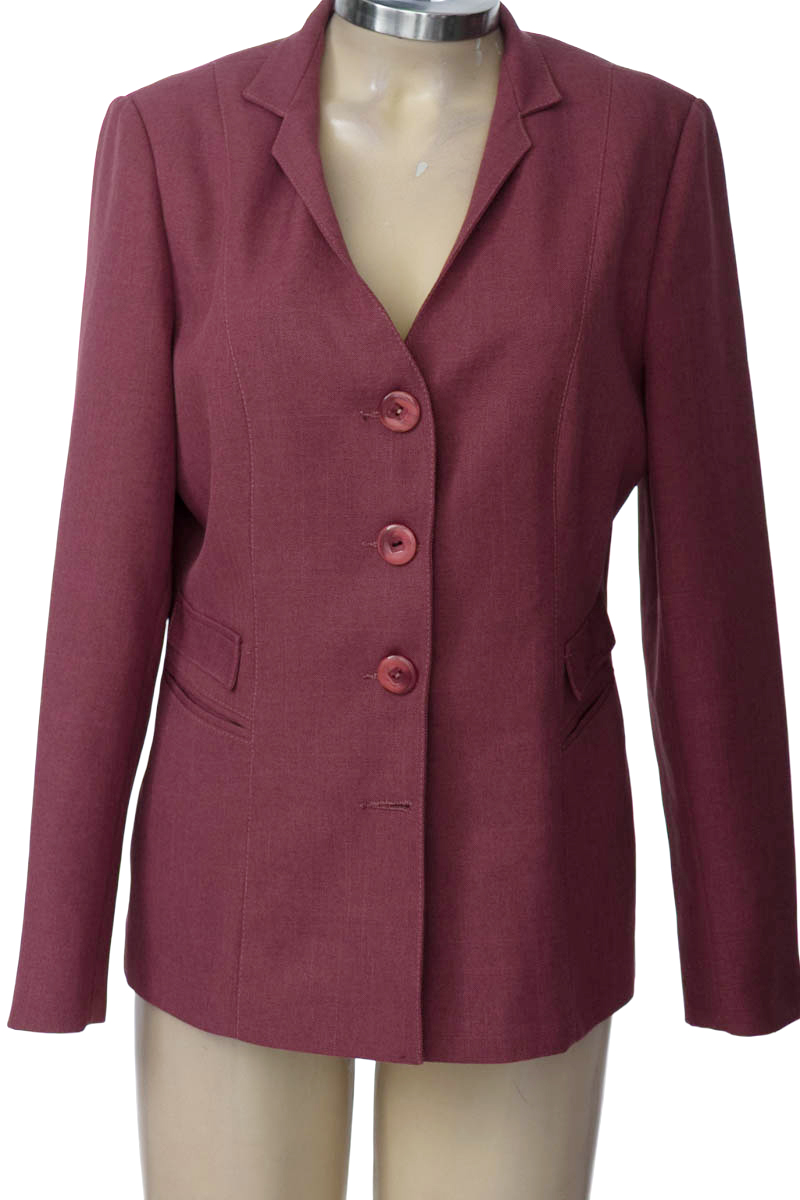 Chaqueta / Abrigo color Vinotinto - Chelotti