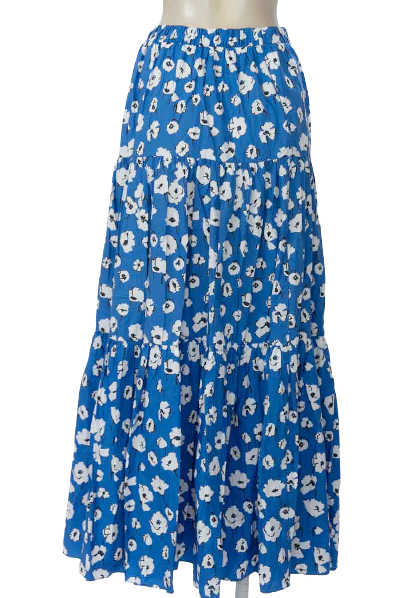 Falda color Azul - Zara