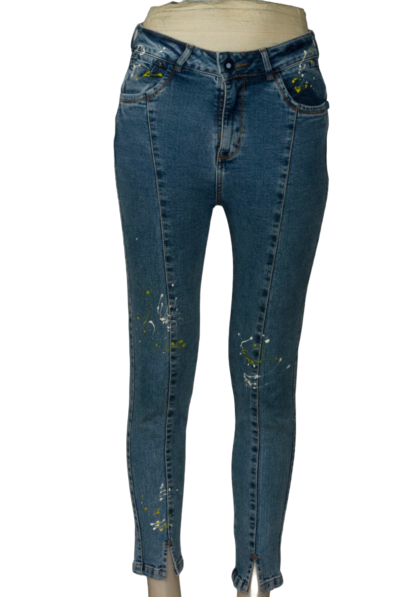 Pantalones color Azul - Divina