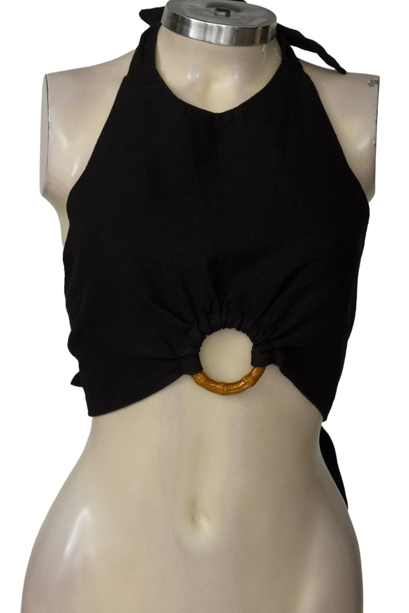Top / Camiseta color Negro - Saudade de voce