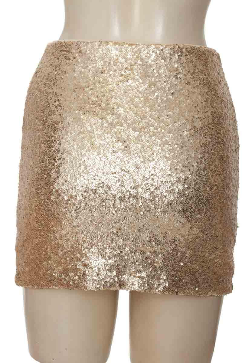 Falda color Dorado - H&M