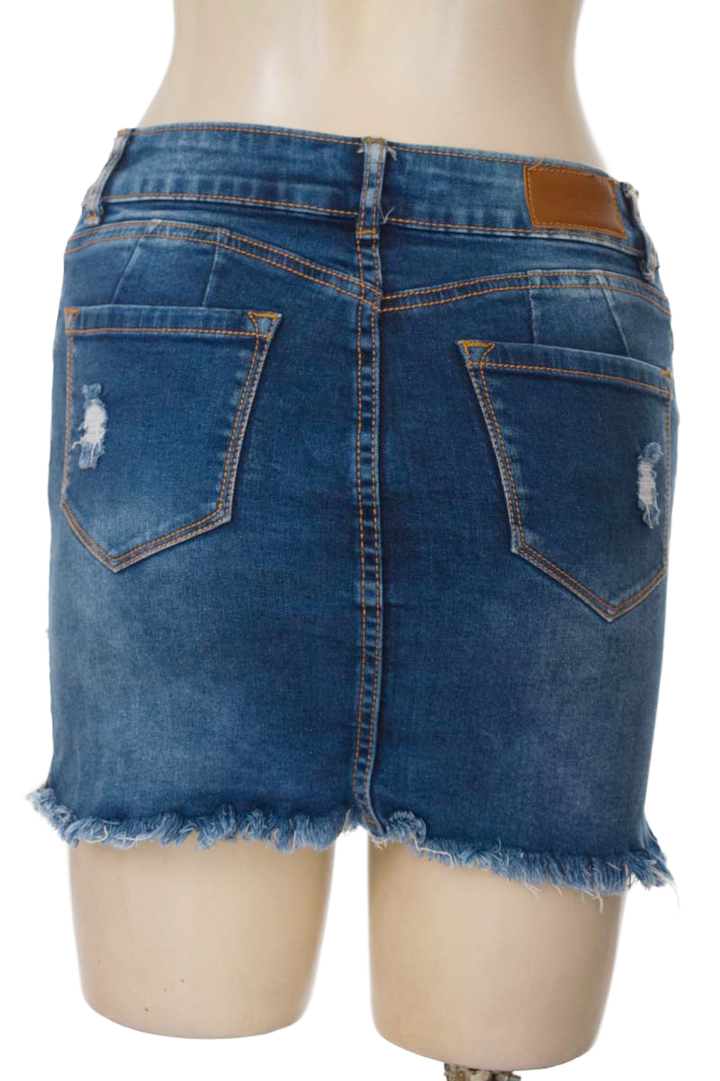 Falda color Azul - Adamas Jeans