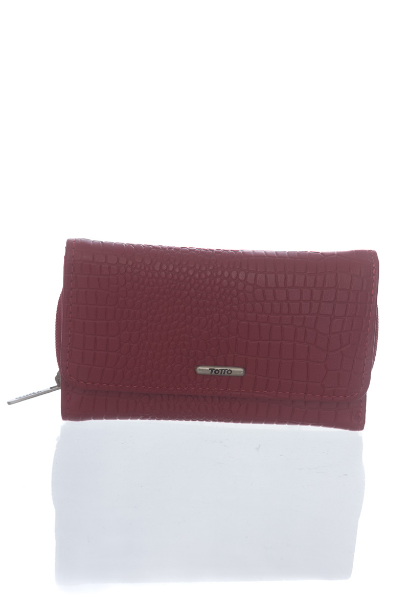 Cartera / Bolso / Monedero color Vinotinto - Totto