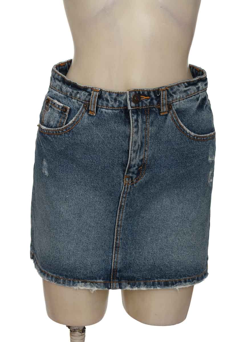 Falda color Azul - Stradivarius