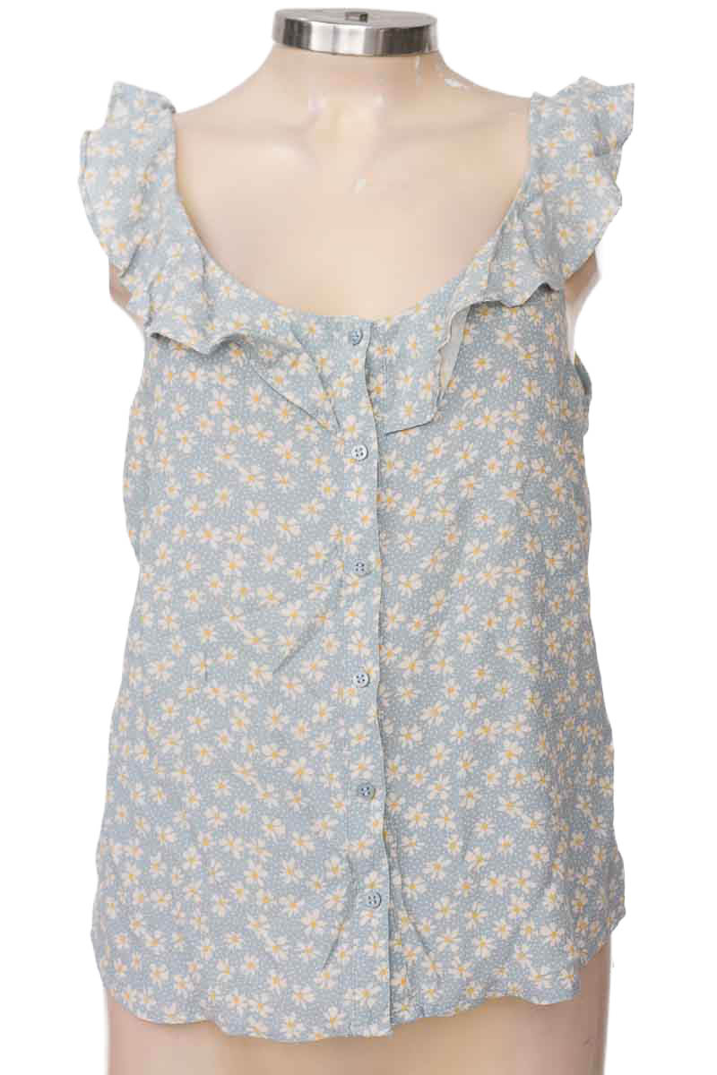 Top / Camiseta color Azul - NAF NAF