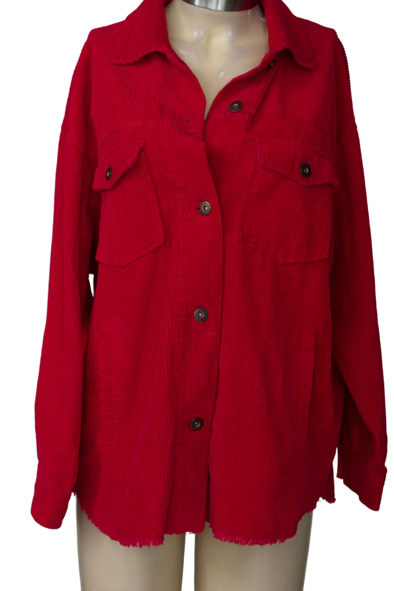 Chaqueta / Abrigo color Rojo - Zara