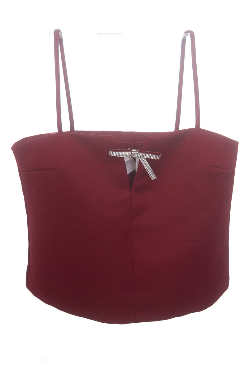Top / Camiseta color Vinotinto - Divided by H&M
