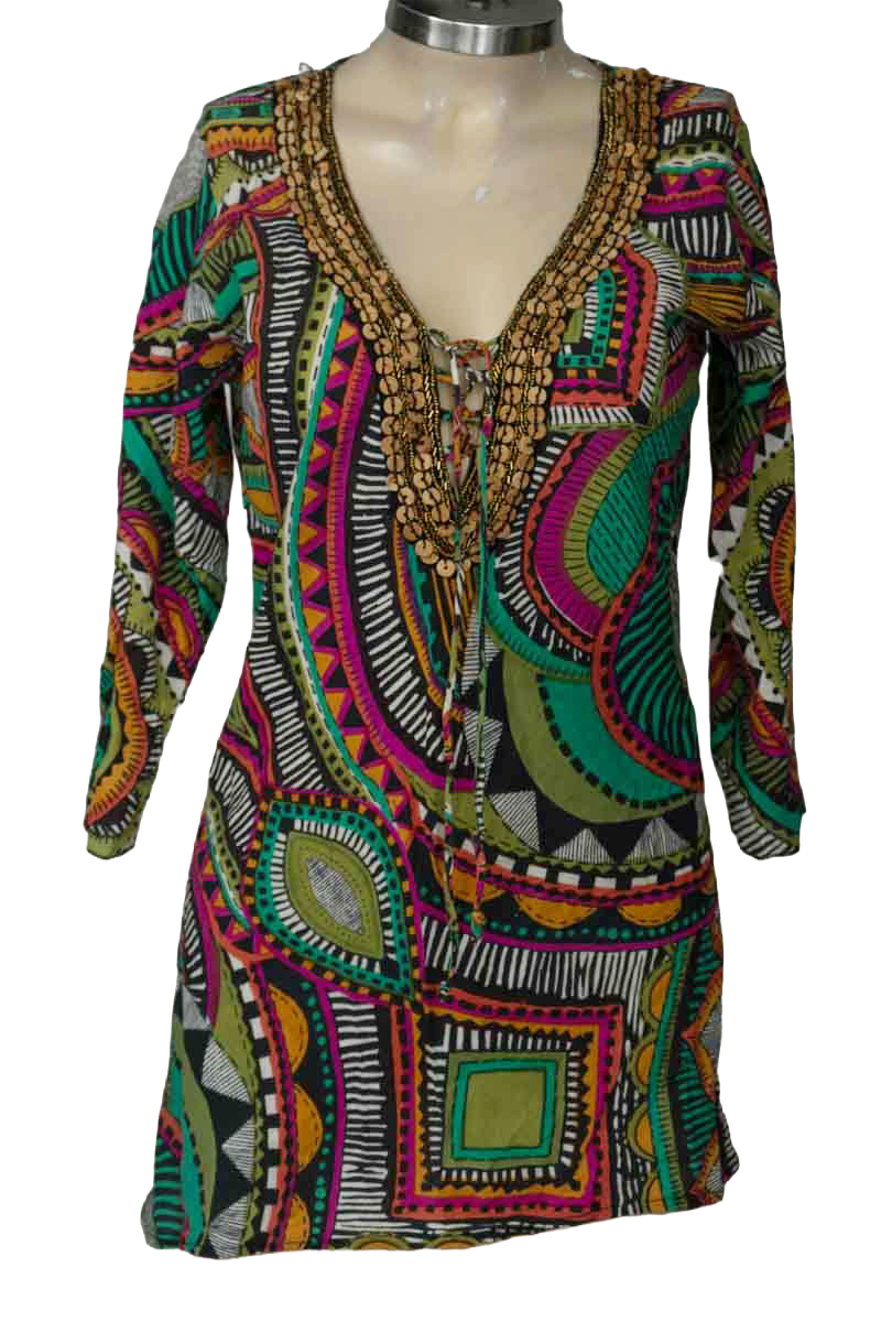 Blusa color Estampado - Azulu