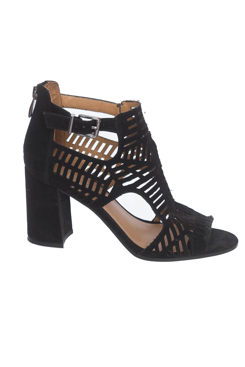 Bottines Franco Sarto Femme Simili Cuir Noir – Talon Bloc 8 US (38-39)