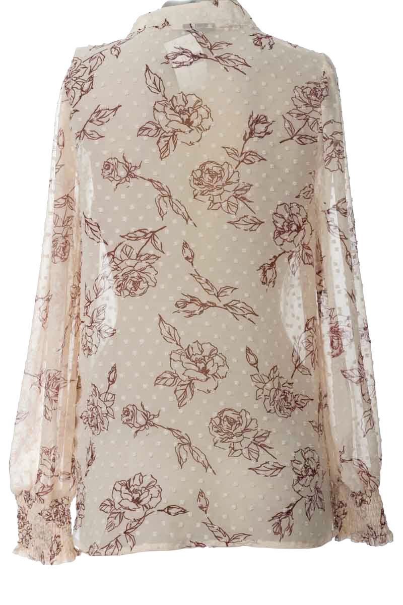 Blusa color Beige - Bobeau