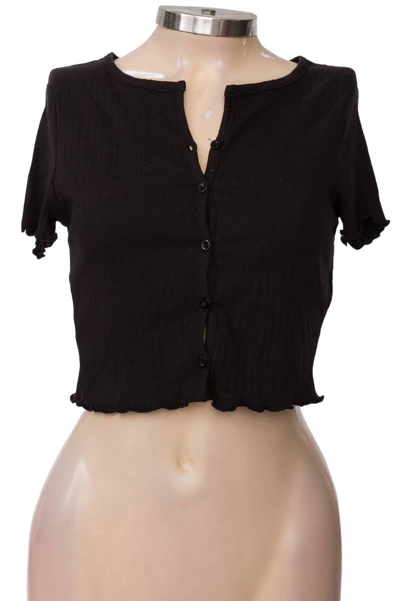 Top / Camiseta color Negro - Shein