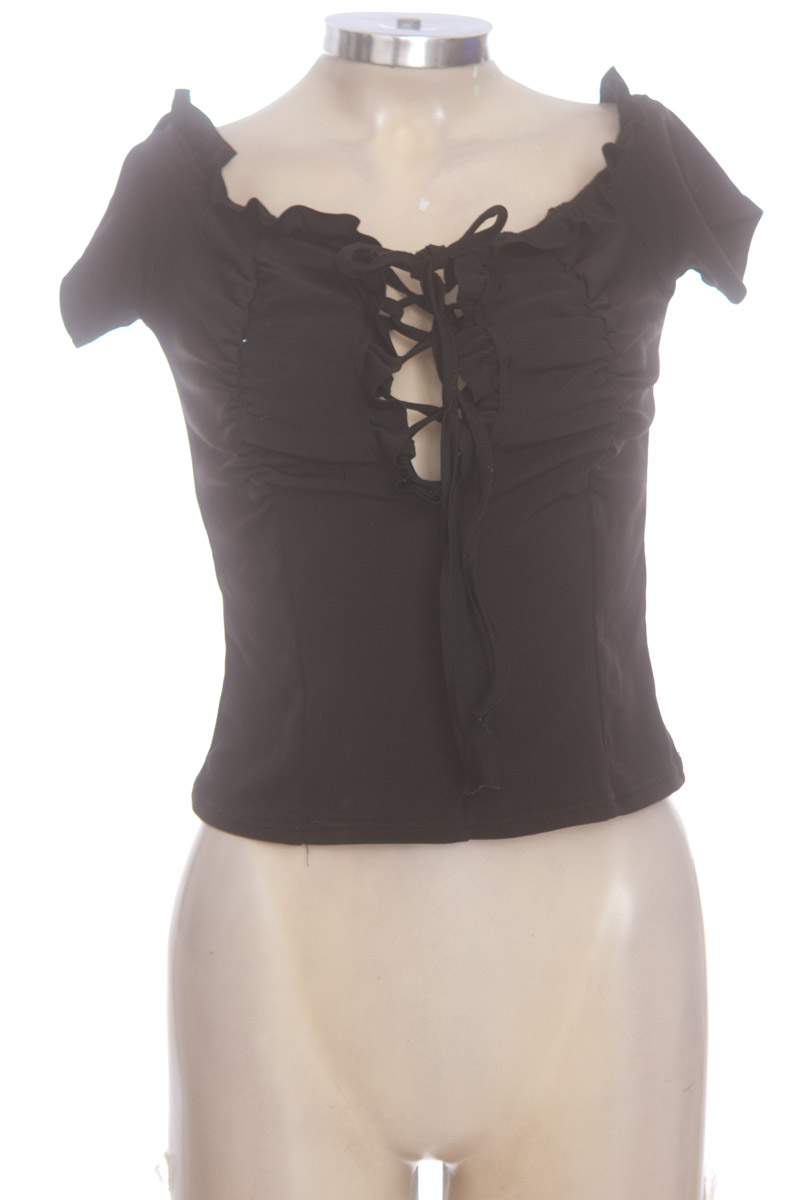 Top / Camiseta color Negro - Pink Rose