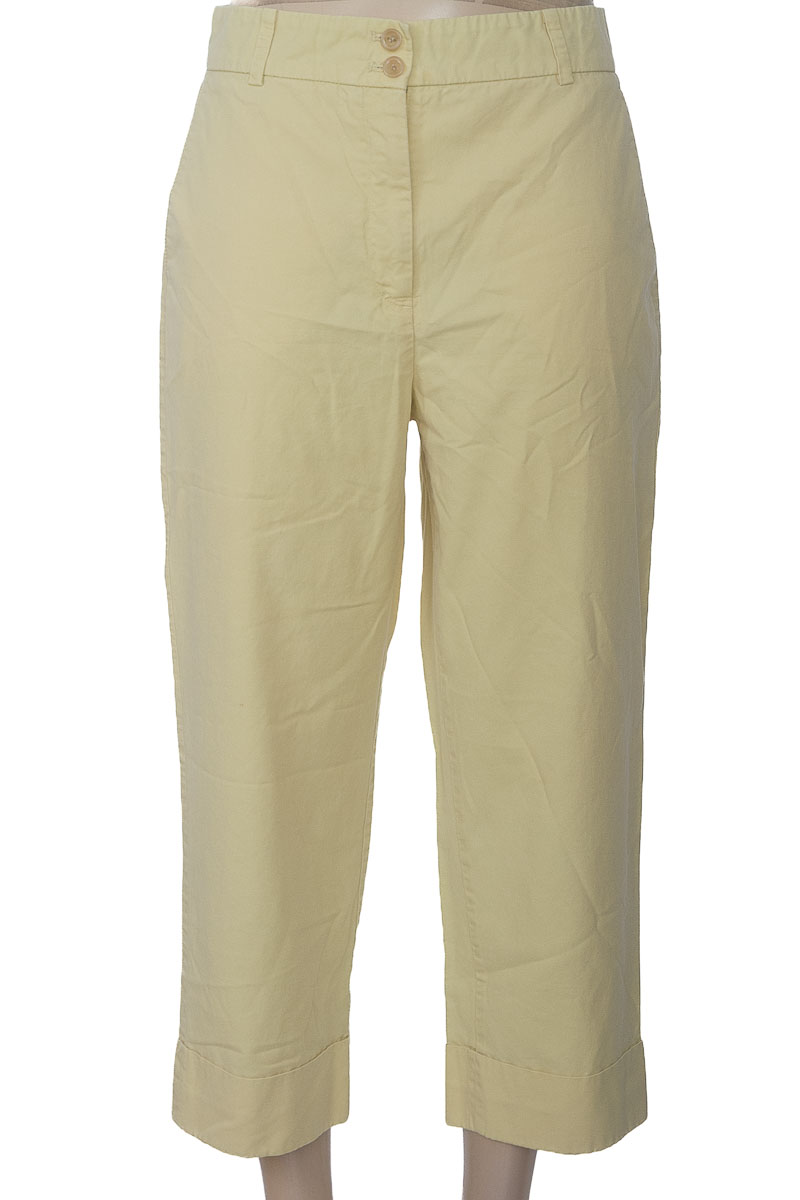 Pantalones color Amarillo - Ann Taylor