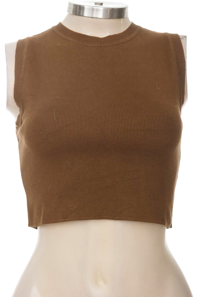 Top / Camiseta color Café - Zara