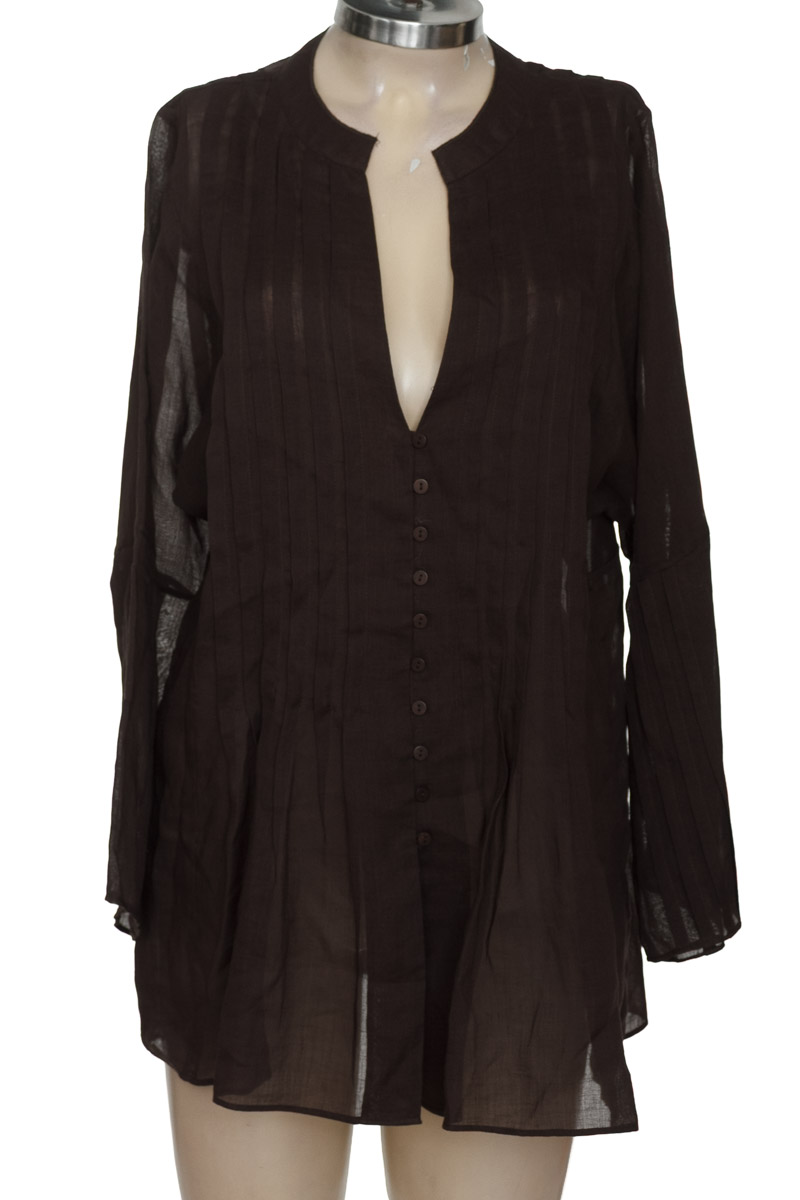Blusa color Café - Massimo Dutti