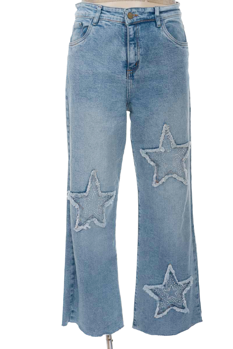 Pantalones color Azul - For Sky Jeans