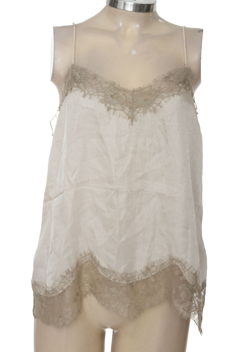 Top / Camiseta color Beige - Massimo Dutti