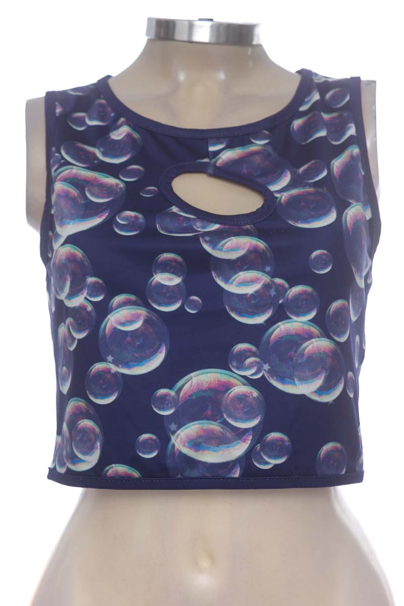 Top / Camiseta color Azul - Shein