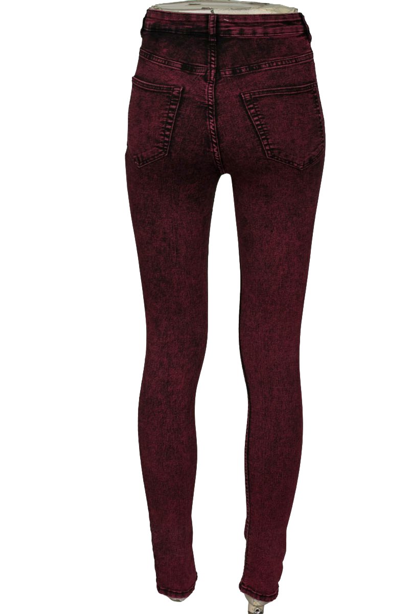 Pantalones color Vinotinto - Divided by H&M