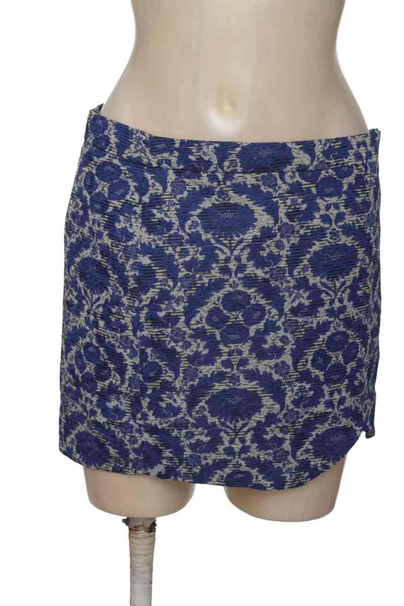 Falda color Azul - Zara