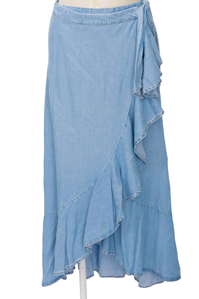 Falda color Azul - Ticket