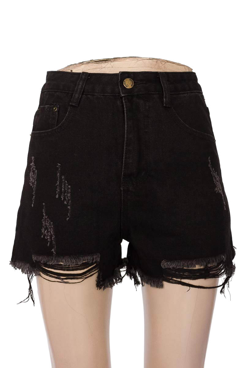 Short color Negro - Jeans