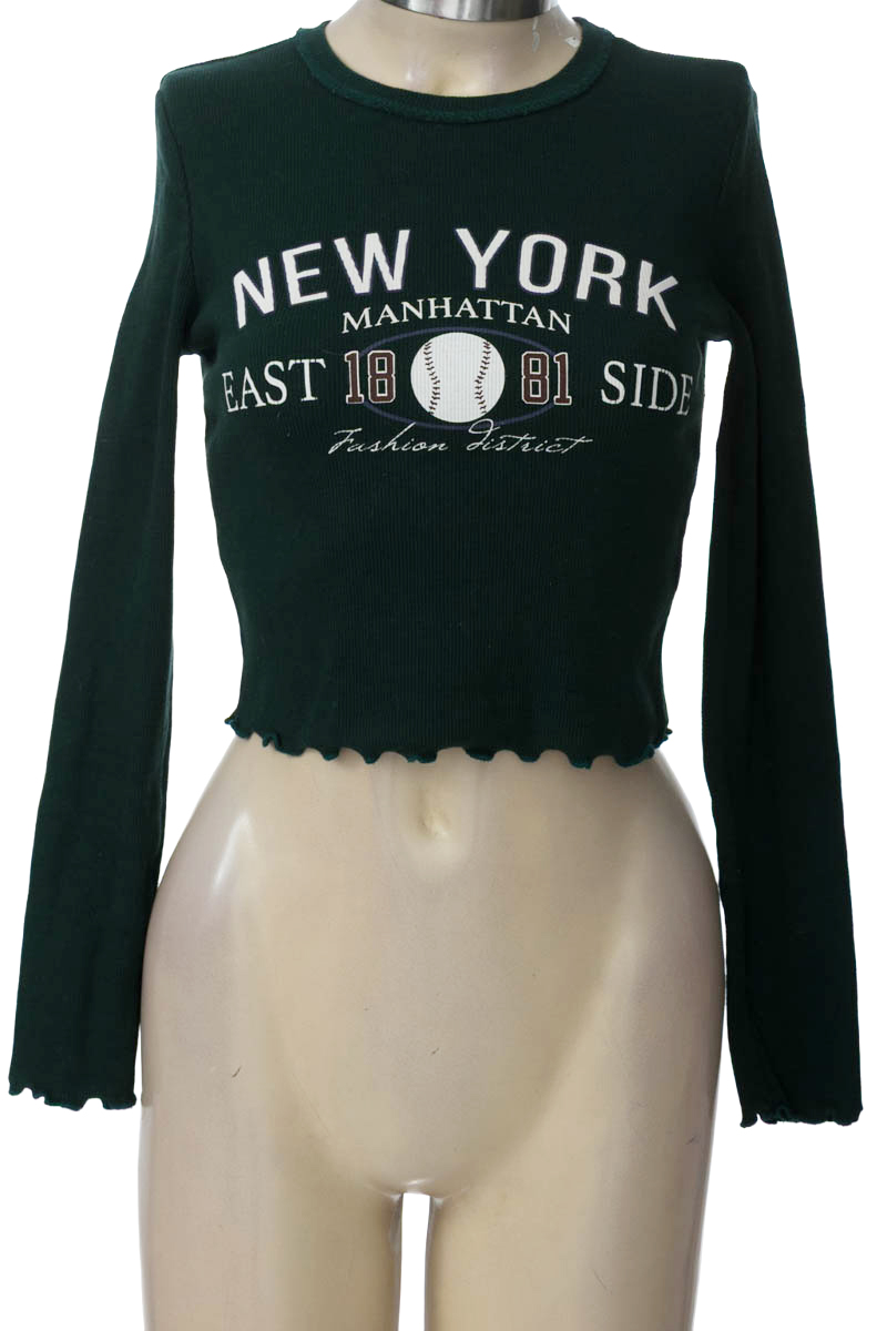 Sweater color Verde - Bershka