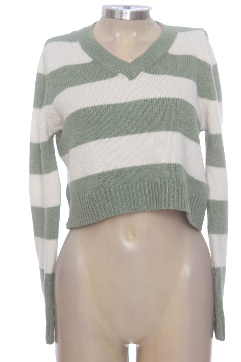 Sweater color Verde - Stradivarius