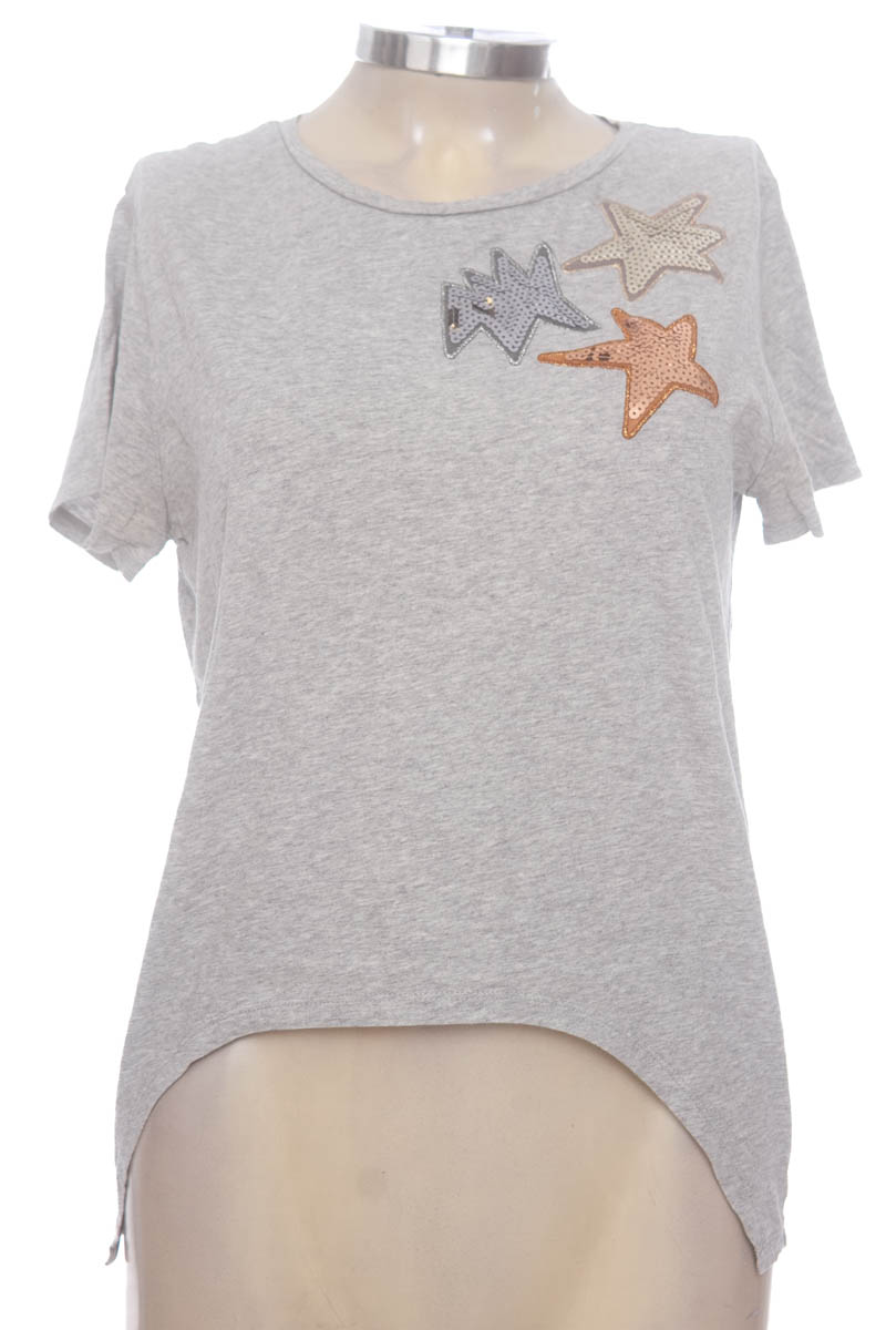 Top / Camiseta color Gris - Zara