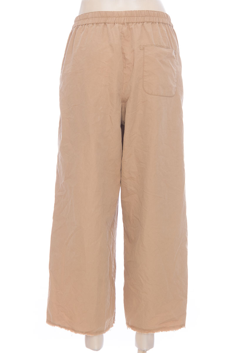 PANTALON AVEC LAINE NERVURE ZW COLLECTION - Beige | Belgique / Belgium