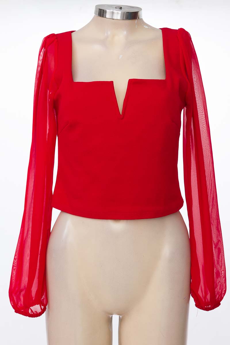 Top / Camiseta color Rojo - CHOCOLATE