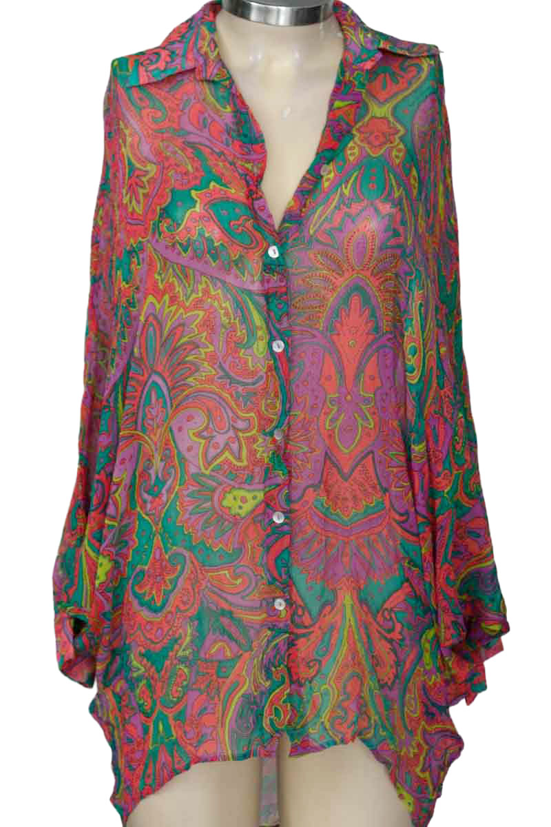 Blusa color Estampado - Onda de mar 