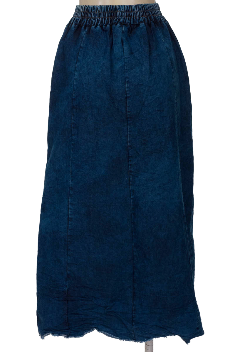 Falda color Azul - Modas