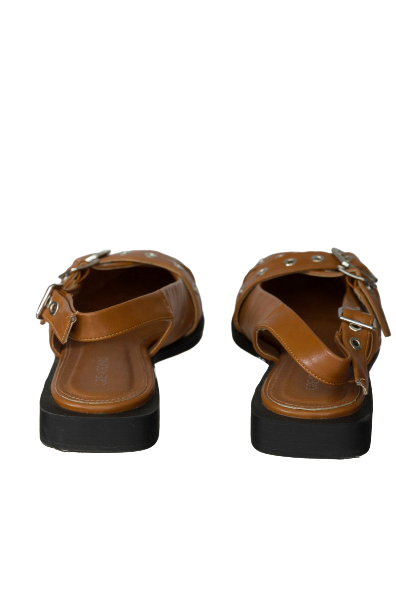 Zapatos color Café - Greatonu