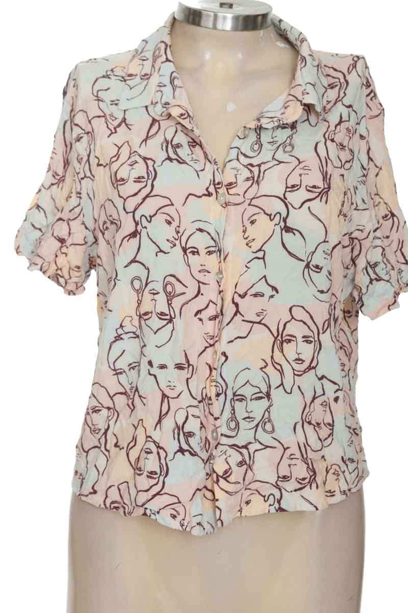 Blusa color Estampado - Pull & Bear