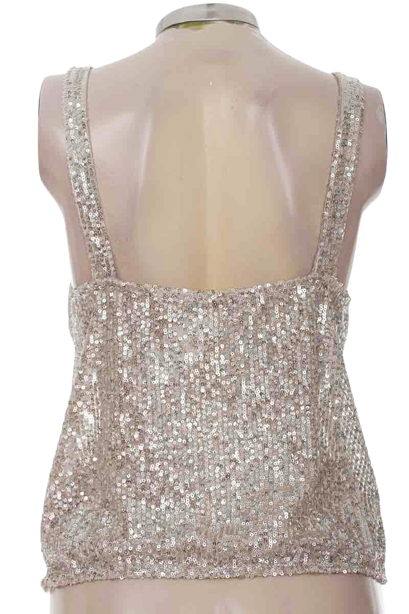 Top / Camiseta color Plateado - Zara