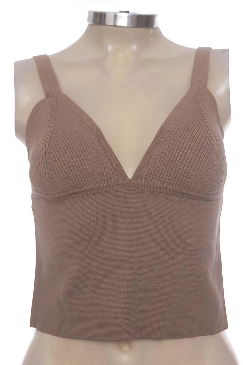 Top / Camiseta color Beige - Zara