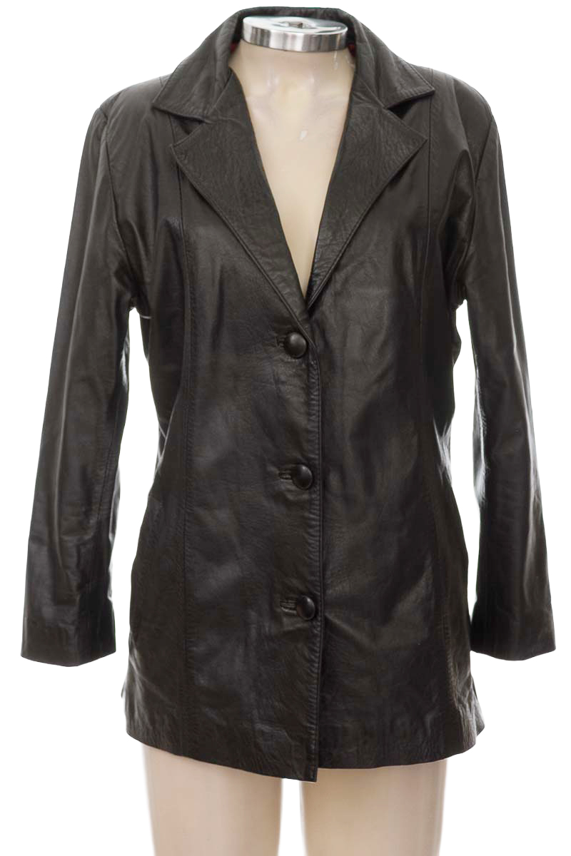 Chaqueta / Abrigo color Negro - El arte del cuero