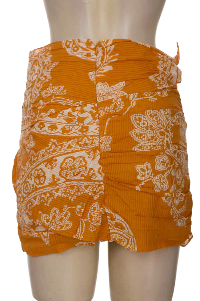 Falda color Café - Zara